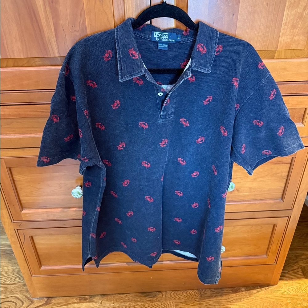 Vintage Polo Ralph Lauren Polo Shirt with Crabs